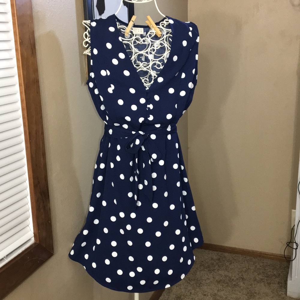 Polkadot dress like new worn once